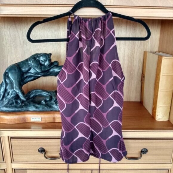 Gucci Equestrian Horse Bit Print Silk Blouse - Picture 5 of 16